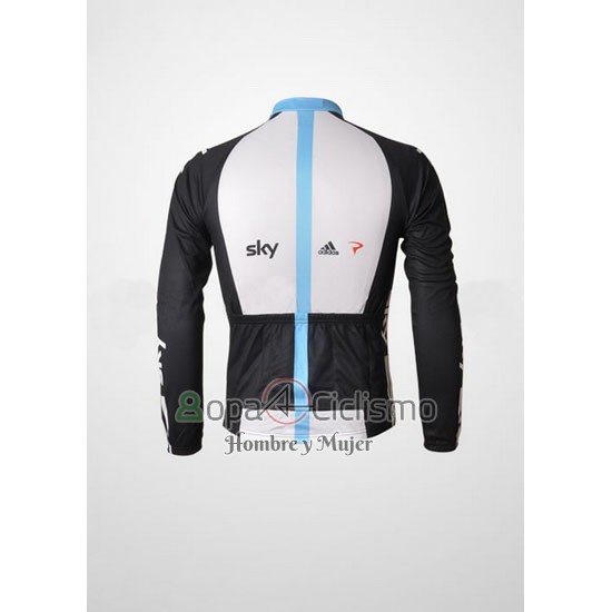 Sky Ropa Ciclismo Culotte Largo 2011 Mangas Largas Negro y Azul